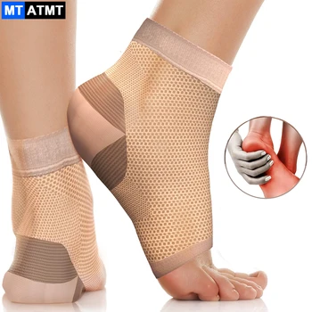 1 чифт чорапи от подошвенного фасциита с супинатором - бандаж за компресия глезена, чорапи без пръсти за облекчаване на болки в краката, Подуване на