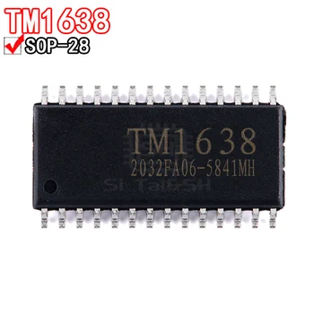 10ШТ TM1638 SOP28 LED nixie driver чип IC кръпка