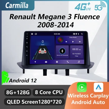 2 Din Android Авто Радио Стерео За Renault Megane 3 Fluence 2008-2014 9 