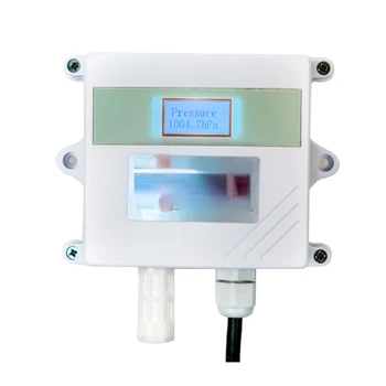 300-01 монтиран на стената LCD дисплей Допълнително 4-20 мА 0-5 В Аналогов барометър за наблюдение на времето
