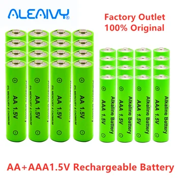 AA + ААА Акумулаторна батерия AA 1,5 V 3800mAh/1,5 V AAA 3000mah Алкална Батерия Фенерче детски Играчки, Часовници MP3-Плейър Подмяна на Ni-Mh Батерия