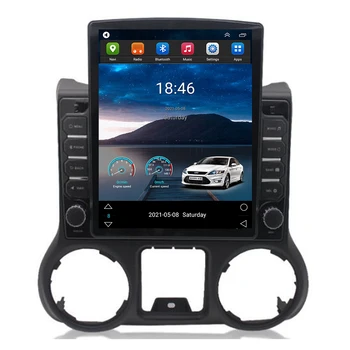 Android 12 автомобилен радиоприемник за Jeep Wrangler 3 JK видео навигация DVD-плейър кола стерео аудио GPS DSP БТ 4G 2010-2017