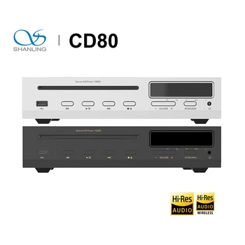 CD-плейър SHANLING CD80 MQA ES9219MQ КПР с чип Hi-Res Audio Phillips CD-устройството Bluetooth-вход Sanyo HD860 Laser