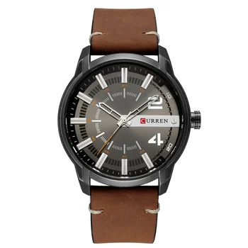 Curren 8306 Мъжки часовник с дигитален Повърхност, Мъжки каишка за часовник, Кварцов водоустойчив кварцов часовник