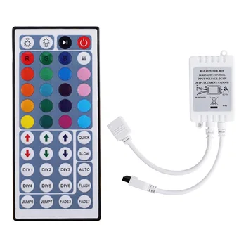 DC12V led Контролер + 44 Дистанционно Управление RGB Control Box IR Light Strip Controller за 5050 2835 RGB Light Strip