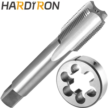 Hardiron M23 X 1 Метчик и набор от клишета Правосторонний, M23 x 1,0 Метчик с машинна резба и кръгла матрицата