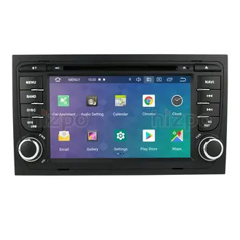 Ips Android10 Авто Стерео DVD GPS Навигация За Audi A4 B7 B6 S4 B7 B6 RS4 Seat Exeo 2008-2012 2Din Мултимедия Радио