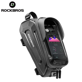 Rockbros Велосипедна Чанта На Предната Чанта За Телефон Тръба Водоустойчив Сензорен Екран Седлото Осъществяване На 6,5 Инча Аксесоари За Велосипеди B68-1