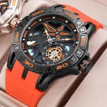 RUIMAS/ Нови модни ежедневни часовници за мъже, най-добрата марка за Луксозни спортни военни ръчен часовник, водоустойчив часовник с голям циферблат, Relogios Masculino