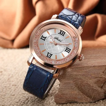 Sdotter, модерни ежедневни дамски часовник с бял диамантен пръстен, модни часовници за почивка, настолни часовници за студентки дамски часовници на ремешке