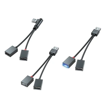 USB сплитер hub Кабел за трансфер на данни за превозното средство, училища, офис многопортовые USB-удължители