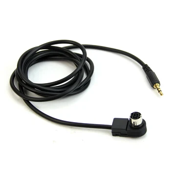 Авто 3,5 мм кабел-адаптер AUX-вход Mini AUX Универсален Стереокабель Кабел-Чейнджър за Alpine за Iphone MP3 50LC