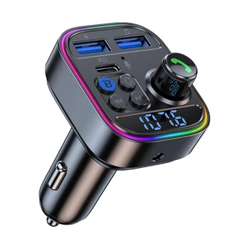 Автомобилен Bluetooth съвместим музикален приемник, безжичен адаптер с ниско закъснение USB