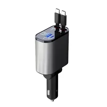 Автомобилен адаптер за Запалката на Автомобили бързо Зареждане на Адаптер за Запалката на 100 W Многопортовое USB бързо зарядно устройство за джипове