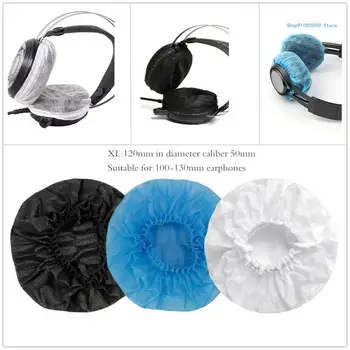 Амбушюры C5AB Прахоустойчив Калъф за слушалки Слушалки Интернет-Кафе за Еднократна употреба от Нетъкан Възглавници Седалките Защитен Аксесоар