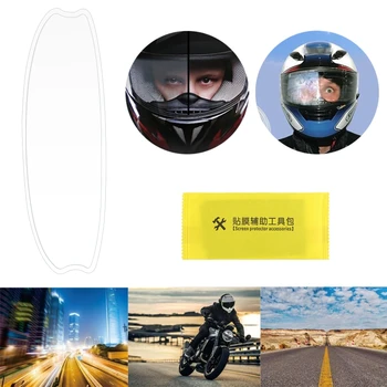 Бистра Противотуманная носи етикет за услугата филм, Универсален обектив мотоциклетни шлем за пълна половината му лице GTWS