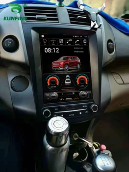 Екран Tesla Восьмиядерный 4 GB RAM памет 64GM ROM Android 10,0 Кола DVD Плейър GPS Автомобилна стерео За Toyota RAV4 2008-2012 Радио