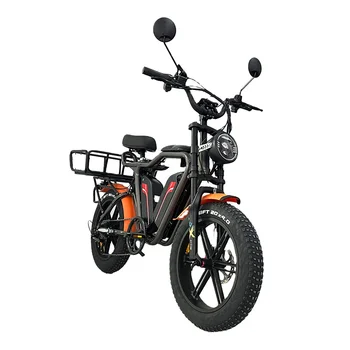 електрически велосипед 48V22Ah * 2 с една литиева батерия ebike bafang dual motor 2000w fat tire dual motor електрически велосипеди за доставка на храна