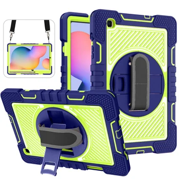 Калъф-стойка за таблет Samsung Galaxy Tab S6 Lite 10,4 инча 2020 2022 SM-P610 SM-P615 P613 P619, Калъф за детска ръка, Лента за носене през рамо