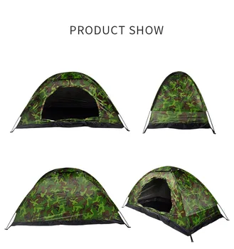 Камуфлаж за един човек PU1000mm Полиестерна палатка За отдих на открито, Палатка за къмпинг, Летен Плаж, Риболов, Туризъм, Палатка за къмпинг