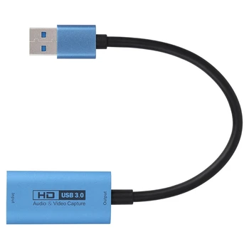 Карта за улавяне USB3.0 4K 60Hz HD Video Capture Card-Съвместима карта улавяне USB Компютърна карта на захващане