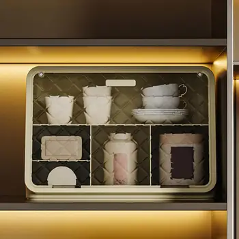 Кутия за съхранение на чаши Многофункционални решения за съхранение на чаши за домашна бар, кутия за плотове, Лека луксозна настолна стойка, настолна чаша
