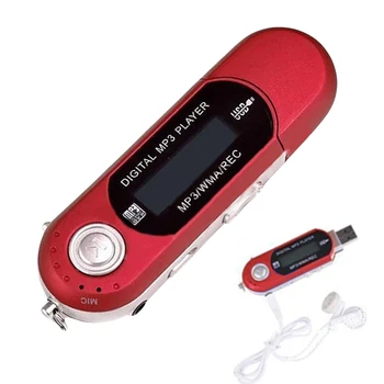 Лаптоп USB-MP3 плеър с цифрова LCD телевизор, мини-диск 4G/ 8G, акумулаторна батерия MP3 плейър с FM радио