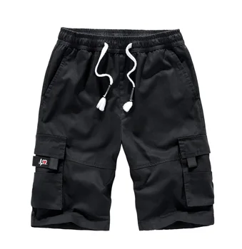 Летни Нови Реколта работни панталони с голям джоб, Мъжки Свободни Преки гащички, Мода Harajuku, Дрехи Y2k, Мъжки Ежедневни панталони