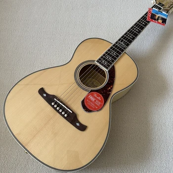 Магазин за поръчка, произведено в Китай, благородна 38-инчов акустична китара, хастар от палисандрово дърво, безплатна доставка