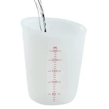 Мерителна чашка За приготвяне на храна Силиконови Мерителни Чашки За заливане на смола Чаши За Смесване с Пасатор За Течна боя, Епоксидна смола