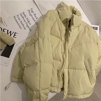 Модерно дамско палто с качулка 2023, есен/зима, свободно и топло однотонное плюшевое палта, якета за жени