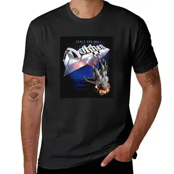 Нов jklghjk >>> Тениска dokken, забавна тениска, тениска с аниме, бързосъхнеща тениска, къси мъжки тениски