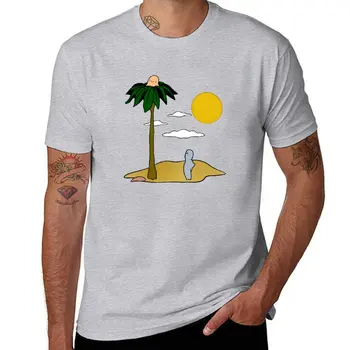 Нова тениска Cocoshaker palm Sunshine, бързосъхнеща тениска, бели тениски за момчета, естетична дрехи, прости бели тениски за мъже
