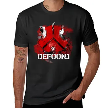 Нова тениска DEFQON.1, летни блузи, скъпа дрехи, бързосъхнеща тениска, мъжки бели тениски