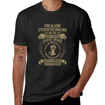 Нова тениска на специалист по противопожарна аларма - We Do Precision Gift Item, тениска, къса тениска мъжка тениска с къс ръкав