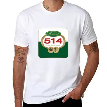 Нова тениска с етикет от бира 514, забавни тениски, мъжки тениски с изображение на аниме