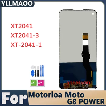 Оригиналът е За Motorola Moto G8 Power XT2041 XT2041-1 XT2041-3 LCD дисплей с Сензорен екран Дигитайзер В Събирането на Замяна