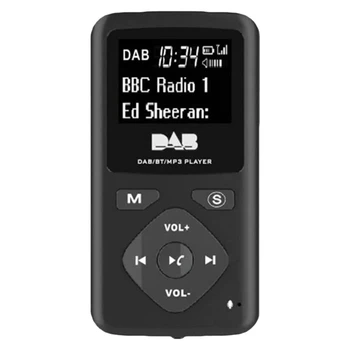 Преносим FM/DAB Цифрова Bluetooth-радио MP3 player Micro-USB, удобен за носене у дома