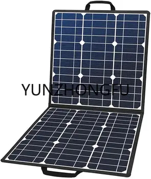 Пълен комплект уличен генератор Преносима Сгъваема соларен панел 18 На 50 W Елементи слънчева батерия 5 В USB за дома