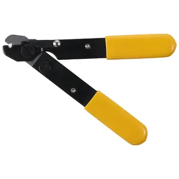 Ръчен инструмент за източване на стоманена тел 45 #, Жълто Инструмент за източване кабел с един дупка, Клещи електротехник за публикуване на уреди