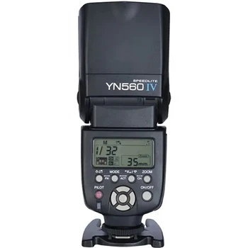 Светкавица Yongnuo YN560 IV Speedlite 2,4 G Безжична Радио Майстор Студийная Светкавица за Огледално-рефлексен фотоапарат, Canon, Nikon, Sony, Pentax Olympus, Fuji