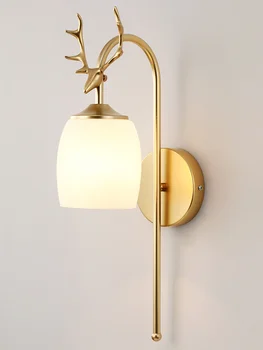 стенен лампа от скандинавския led дърво arandela industrial decor luminaria de parede с маймуна, лампа до лампа, лампа за стаята