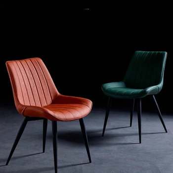 Трапезни столове в скандинавски стил за дневната, Минималистичные Модерни Трапезни столове, Луксозна възглавница Cadeira Home Furniture WZ50DC
