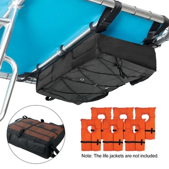 Чанта за съхранение с Т-образен покрив, водоустойчив спасителни жилетки, чанта за съхранение на лодки с твърд покрив, чанта за съхранение от плат Оксфорд 600d с еластична въже